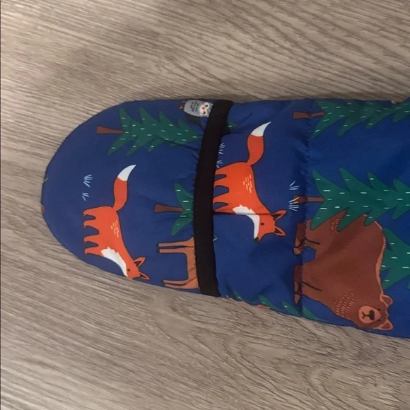 🆕 The Children's Place hooded Blue animal print Snowsuit 12-18 Months K4 - Picture 3 of 6